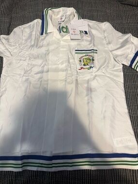 casa blanca mens silk button up Shirt retail $1200